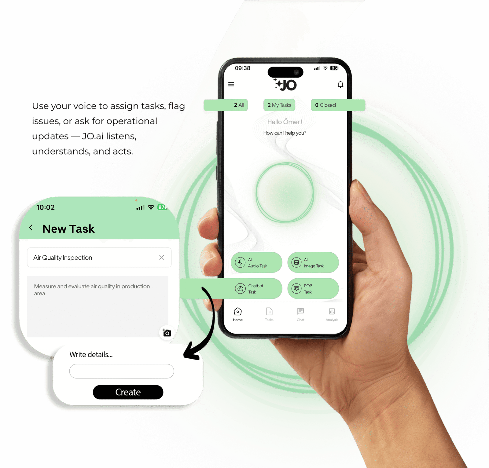 Contact Demo Illustration — JO.ai